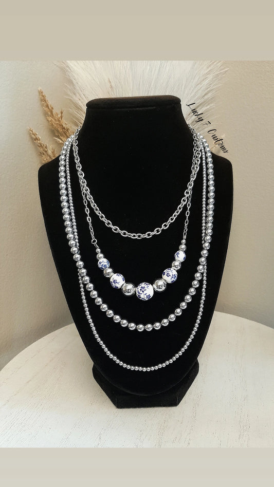 The Graduated Floral Laurel Stack