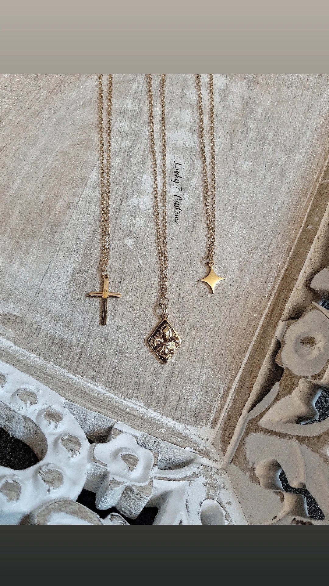 Gold Charms & Chain