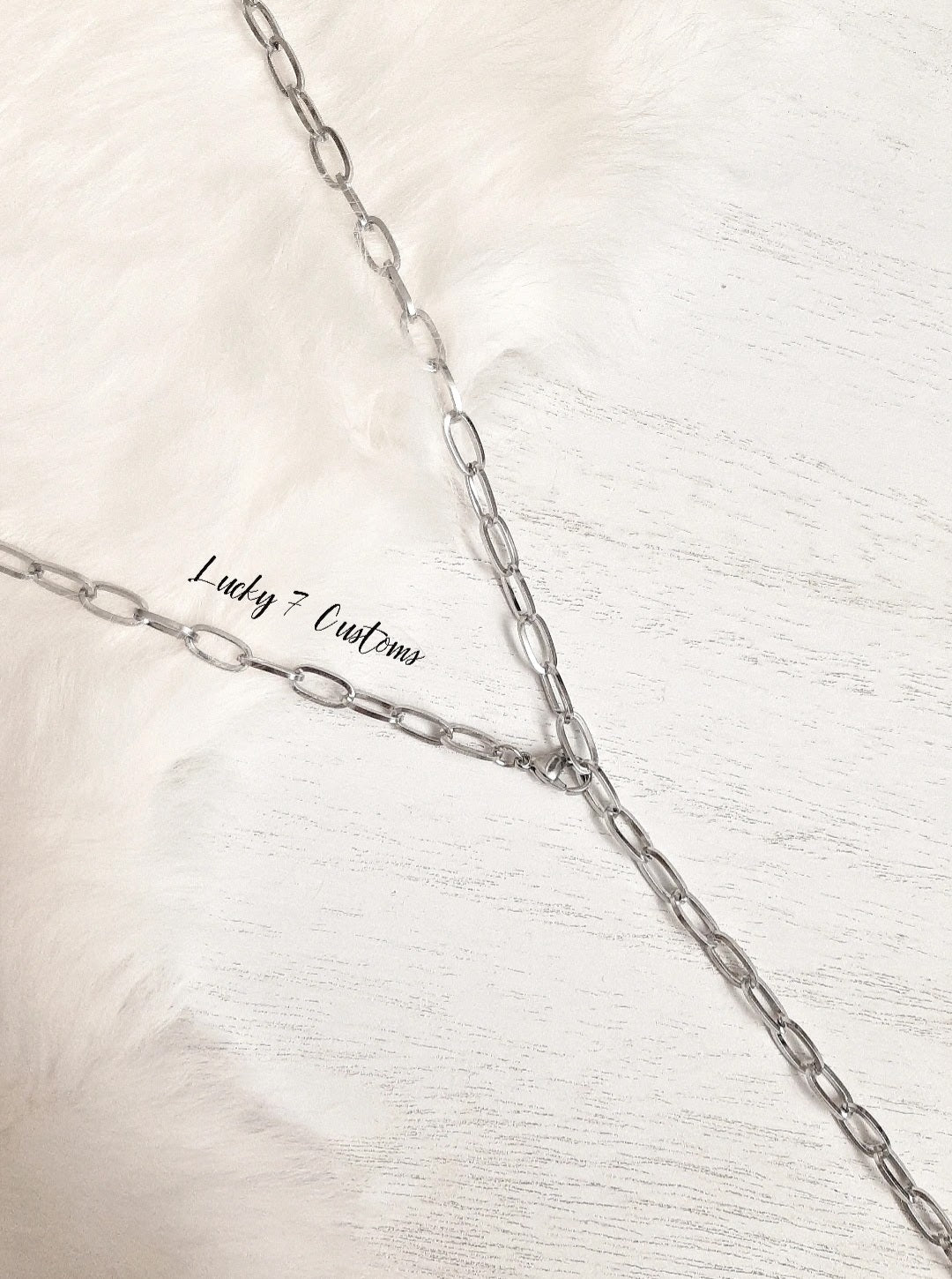 The Square StSt Chainlink Lariat