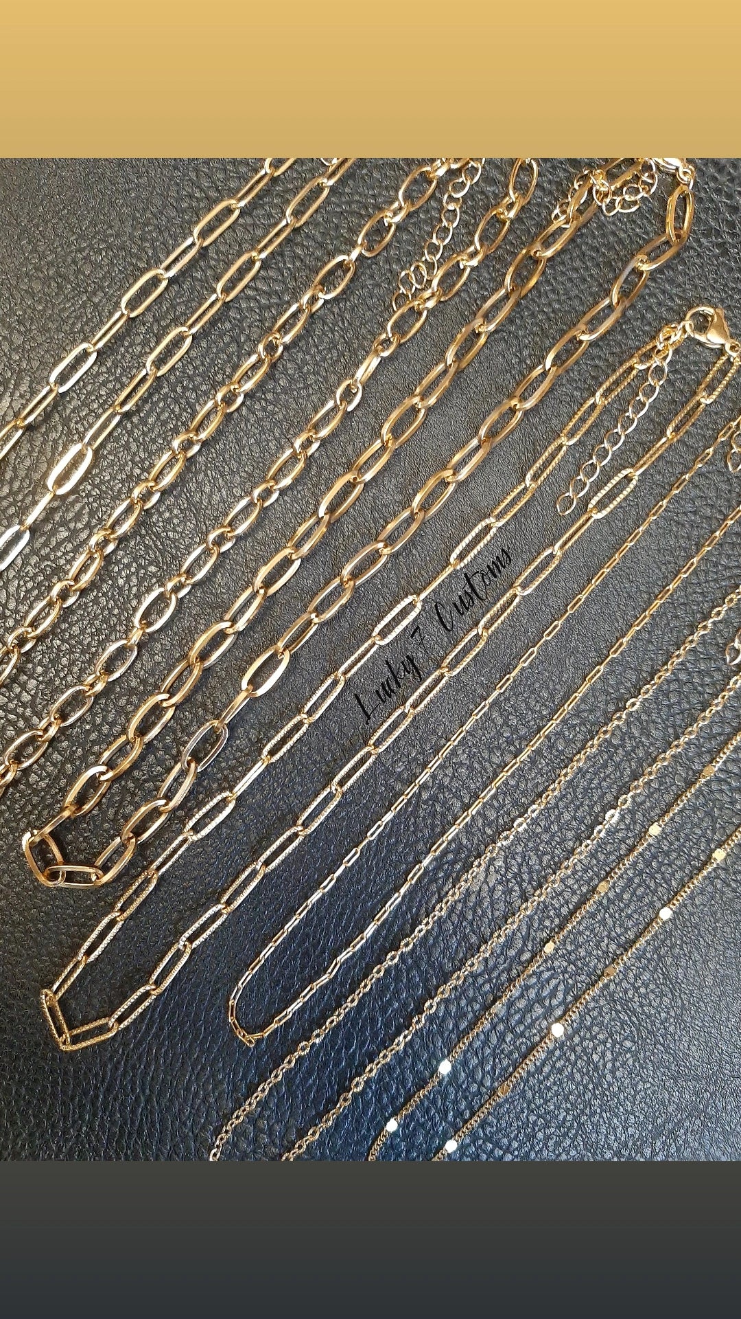 Gold Stainless Steel Chain